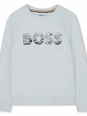 Deze BOSS sweater met ronde hals van geborsteld katoen en polyester fleece combineert comfort en originaliteit. Het chique "BOSS"-logo in reliëf op de voorkant zorgt voor een gedurfde, moderne touch, terwijl de normale pasvorm zorgt voor een perfecte pasvorm. Een Boss sweater is de ideale keuze voor een look die zowel casual als stijlvol is, terwijl je optimaal comfort garandeert.