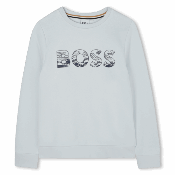 Deze BOSS sweater met ronde hals van geborsteld katoen en polyester fleece combineert comfort en originaliteit. Het chique "BOSS"-logo in reliëf op de voorkant zorgt voor een gedurfde, moderne touch, terwijl de normale pasvorm zorgt voor een perfecte pasvorm. Een Boss sweater is de ideale keuze voor een look die zowel casual als stijlvol is, terwijl je optimaal comfort garandeert.